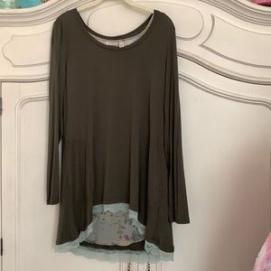 Two piece LOGO tunic